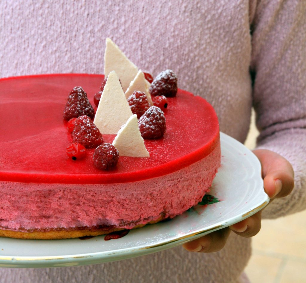 Bavarois La Framboise Miroir Aux Groseilles