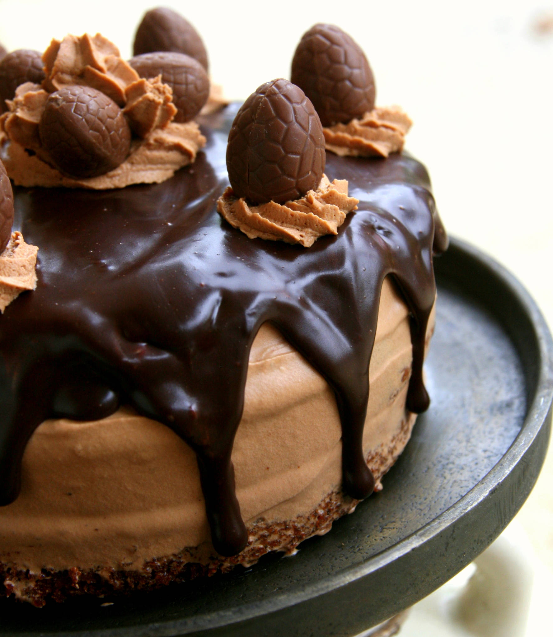 Layer cake chocolat & amande (sans gluten)