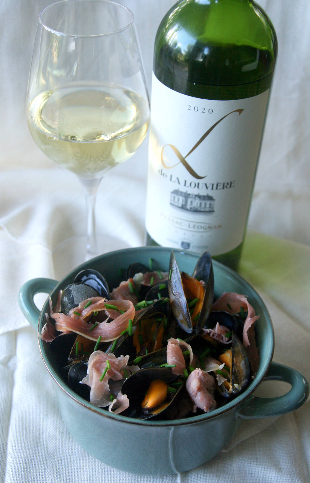 Moules façon Hortense, L de La Louvière blanc 2020