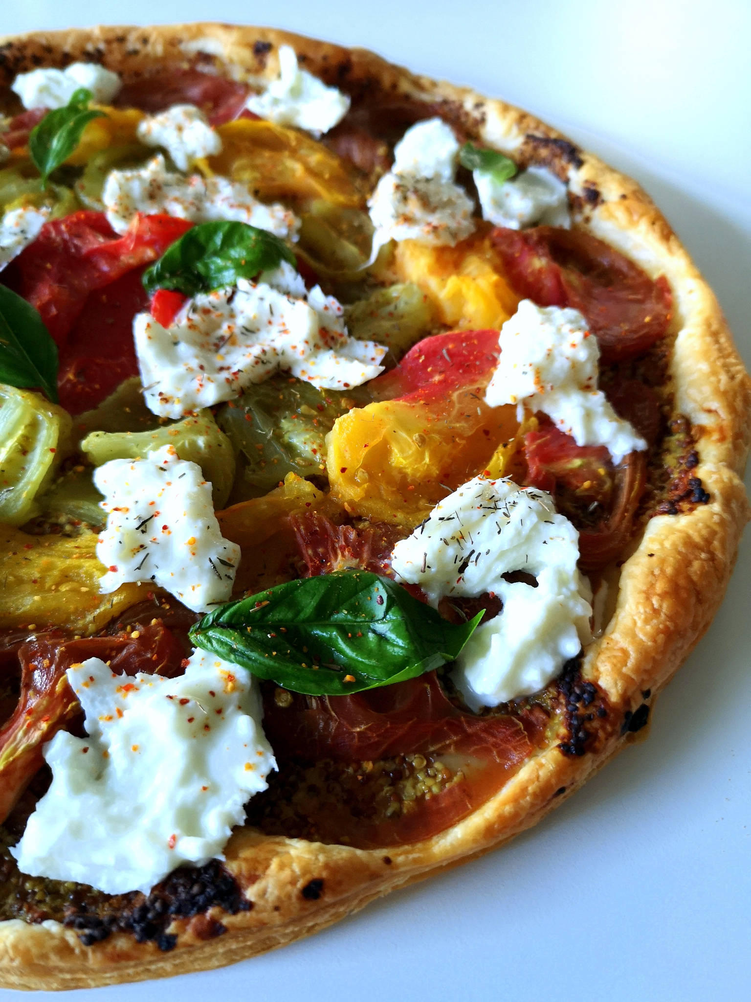 Tarte fine à la tomate