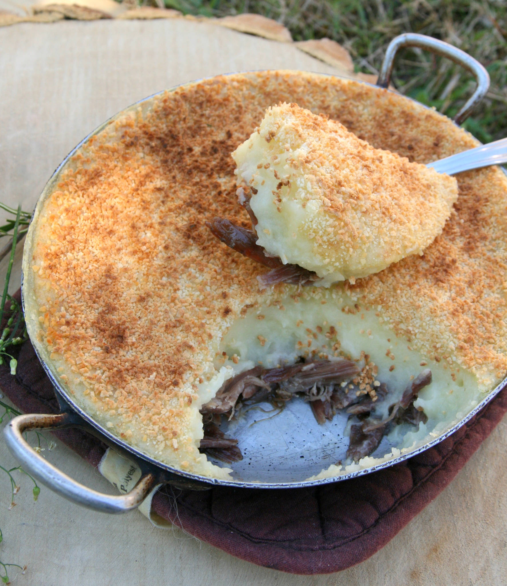 Parmentier de confit de canard, Château Bonnet Réserve rouge 2019