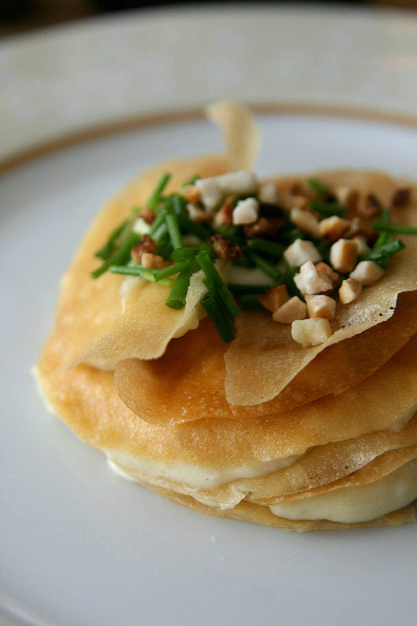 Millefeuille croustillant au camembert, Diane Sémillon 2021